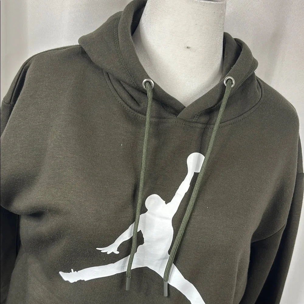 Jordan Olive Green Slam Dunk Hooded Sweatshirt- XL_ NWT